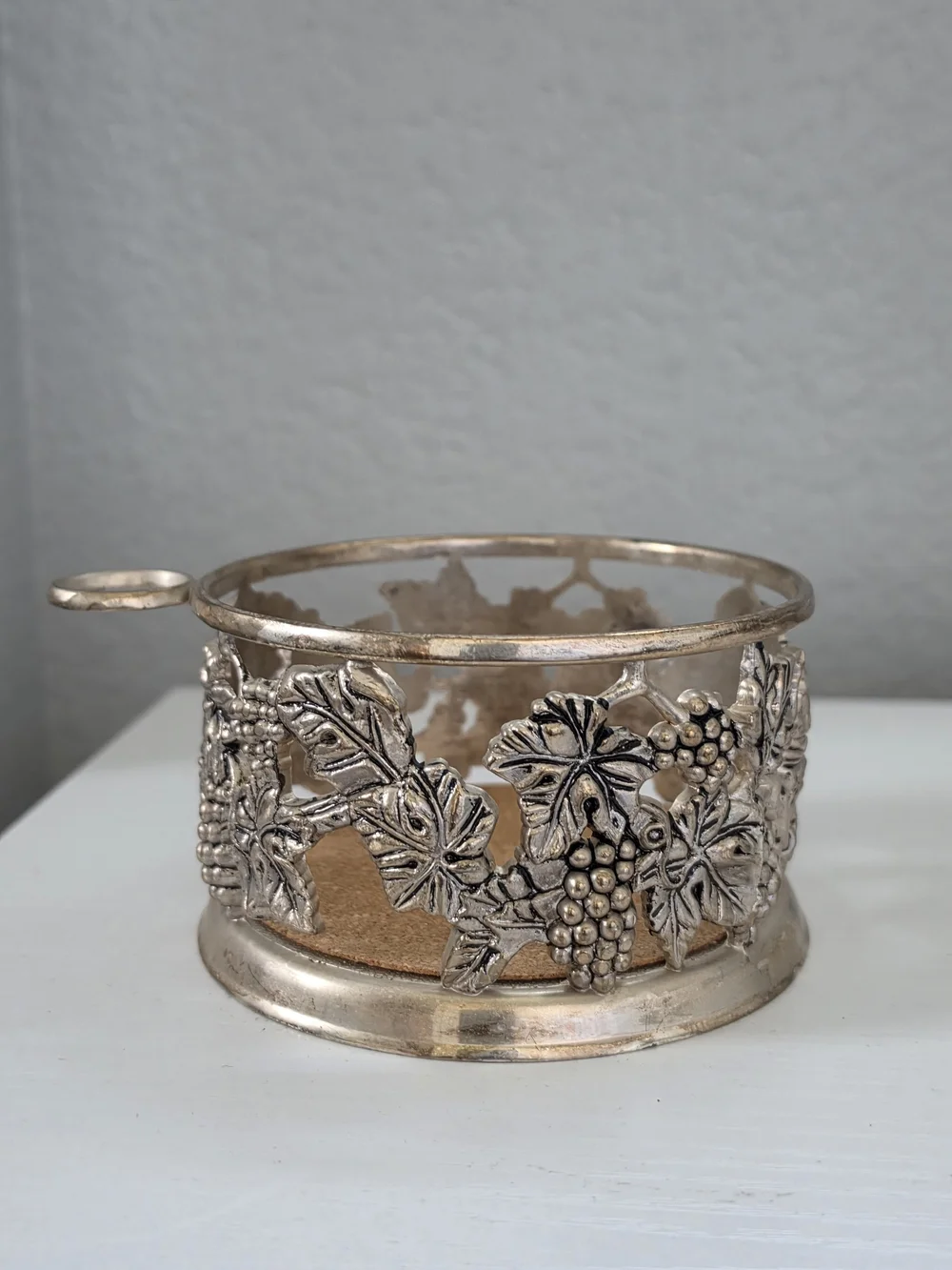 Godinger Ornate Silver Grape Vine Bottle Coaster